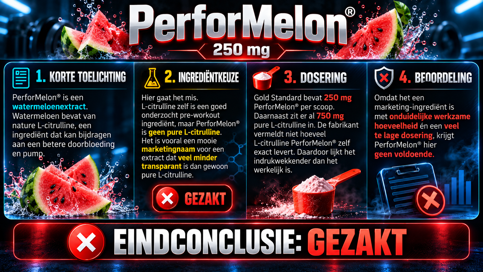 performelon conclusie