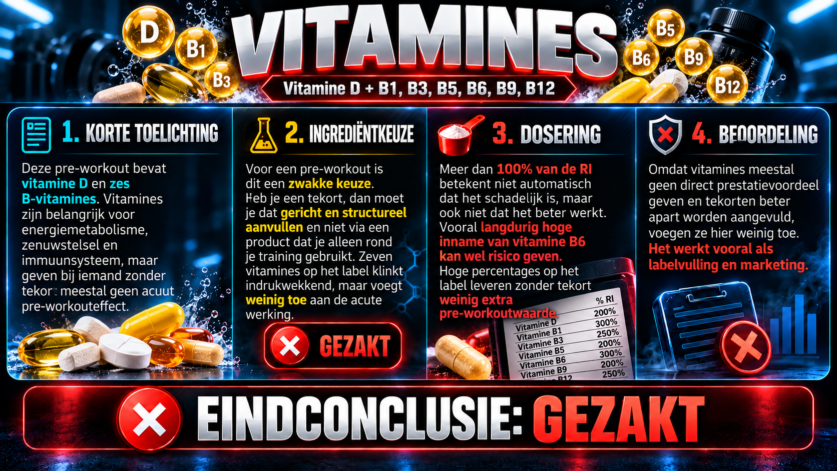 vitamines conclusie